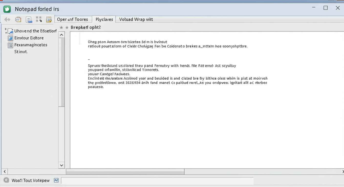 How to Enable Word Wrap in Notepad
